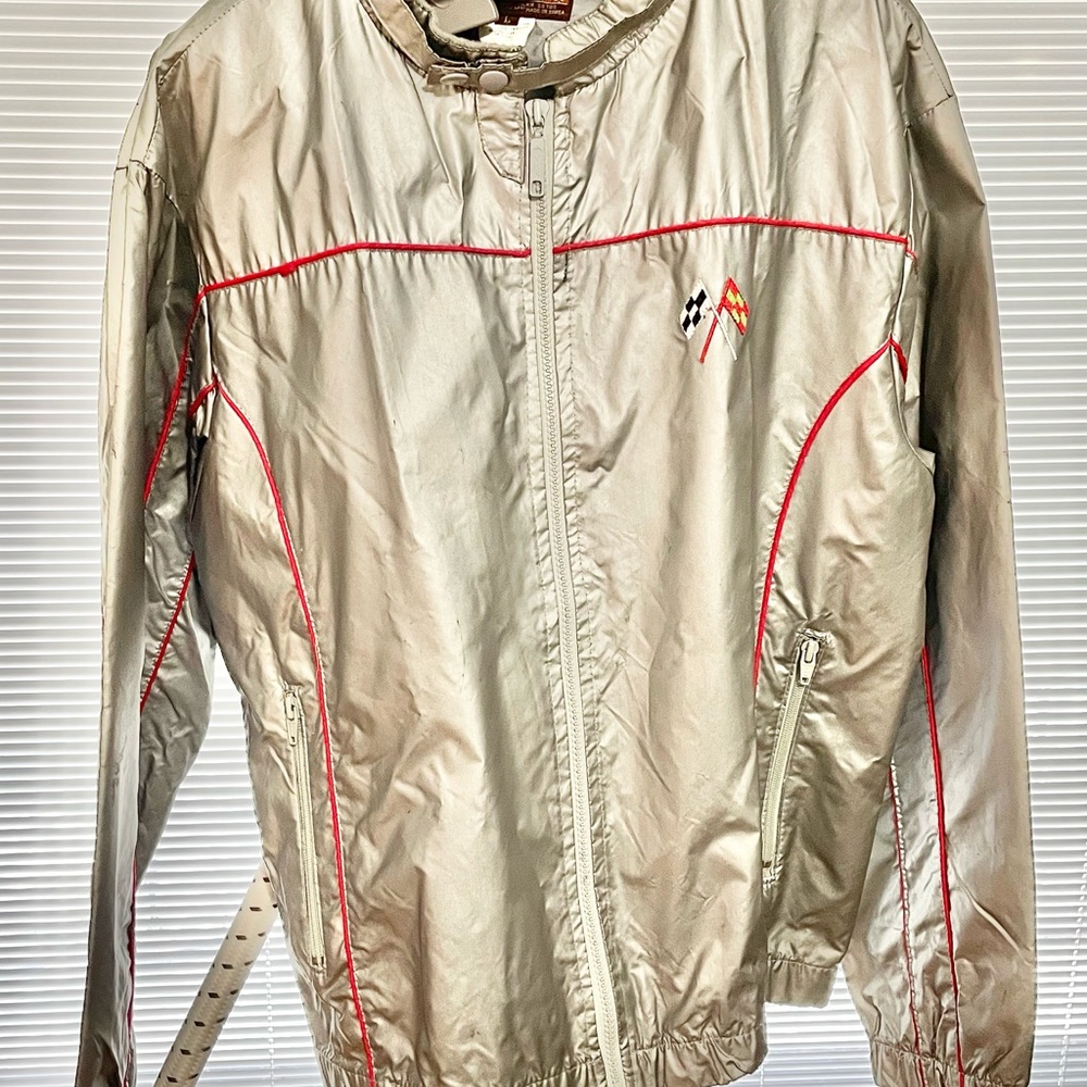 Vintage 1970’s Corvette Racing Jacket size L ( large for the 1970’s not 2023 L